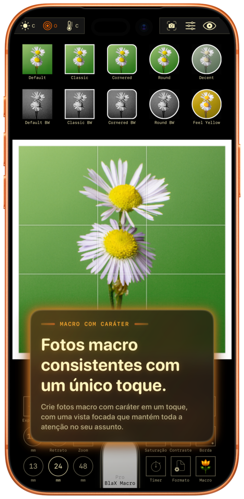 Captura de ecrã da app BlaX Macro