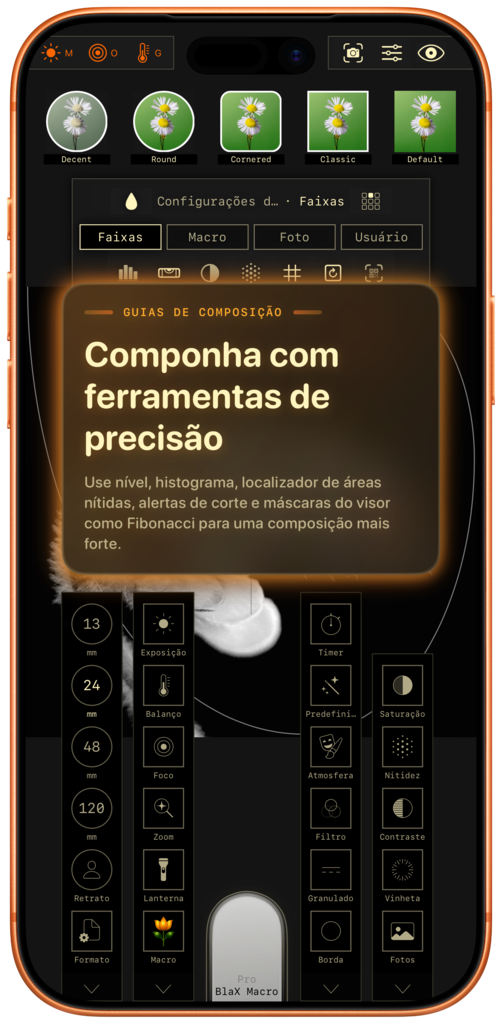 Preset sharing screenshot iPhone